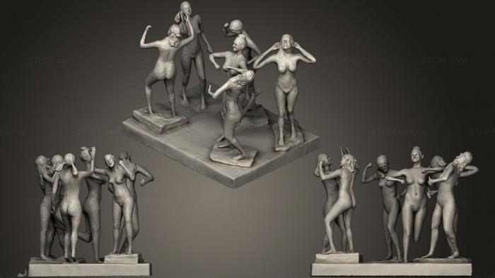 Memorial (Wives of Calais, PM_0329) 3D models for cnc